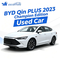 BYD Qin PLUS DM-i 2023 Voiture d'occasion Berline hybride rechargeable 1.5L Édition Champion Véhicule à faible kilométrage
