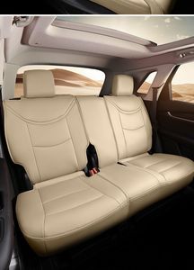 Housses de siège en cuir sur mesure à couverture intégrale pour <span class=keywords><strong>Cadillac</strong></span> XT5 / XT4 – Ensemble complet de protections de coussinets automobiles - Product Image 5