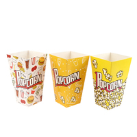 Boîtes à pop-corn porte-conteneur tasse en papier seaux à pop-corn pour fêtes d'anniversaire à thème décoration boîte à pop-corn