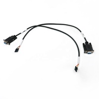 Arnés de cables de 5 pines de conector serie a Molex DB9 RS232 personalizado