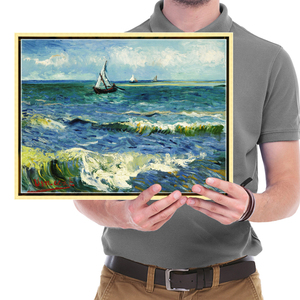 Arte de Pared en Lienzo Plástico Enmarcado al por Mayor, Paisaje Marino, Santos, María, Vincent Van Gogh, Arte Moderno, Impresiones Decorativas para Colgar en la Sala de Estar - Product Image 5