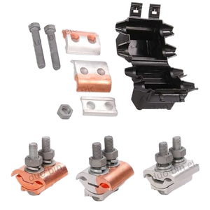 JBTL Duobin 품질 쿠퍼 알루미늄 평행 홈 클램프 터미널 러그 고전도도 산 세척 230V PG 케이블 커넥터 - Product Image 1