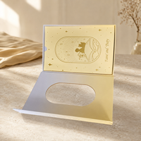 Boîte cadeau magnétique personnalisée style conte de fées avec fenêtre, emballage rigide en papier pour produits créatifs et branding de détail