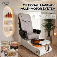Fauteuil de massage de luxe pour salon de beauté, spa des pieds, manucure, pédicure, avec système de jet sans tuyau pour usage en salon de manucure