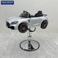 Chaise de barbier élégante pour enfants, chaise de barbier en forme de voiture, équipement de salon de coiffure pour garçons, mobilier de salon de beauté moderne de haute qualité