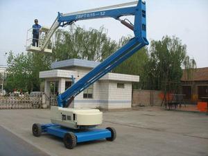 4m 6m 10m 14m 16m 18m équipement de levage manuel traîné élévateur à ciseaux mobile portable Skylift pour travail en hauteur - Product Image 3