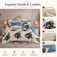 En stock, ensemble de couette 6 pièces, taille king, ensemble de literie en microfibre, vente en gros