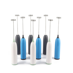 定制标志彩色电池操作打蛋器打蛋器饮料搅拌机带支架 - Product Image 3