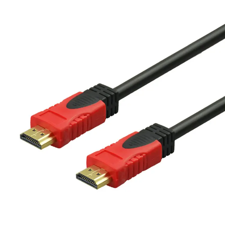 SIPU PVC-Einspritz-HDMI-Kabel AM zu AM Spezielles HDMI-Hoch geschwindigkeit kabel 1HDMI-Kabel 3d 19 1 4k 1080p Schwarz gold Kunststoff Ce Stock