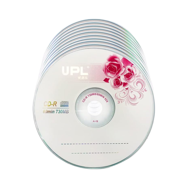 SHUAIGUO CD-R 700 MB 80-Minute Blank  52X Multi-Speed Music CD Laptop Use Plastic Stock Pack of 10