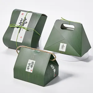 Irregular pyramid shaped <b>paper</b> <b>box</b> for rope hoop gift packaging, customizable according to needs - Product Image 5