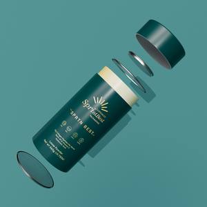 Op Maat Gemaakte Eco-Vriendelijke Food Grade Kraft Tea Koffieboonpoeder Papieren Buisverpakking Met Voering - Product Image 5