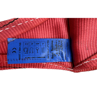 WLL 5 tonnes 150mm 2M haute ténacité Polyester plat oeil tissé sangle ceinture de levage pour le contrôle du fret