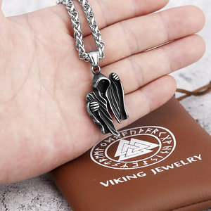 <span class=keywords><strong>La</strong></span> <span class=keywords><strong>mort</strong></span> vient simple crâne pendentif titane acier inoxydable collier à <span class=keywords><strong>la</strong></span> mode <span class=keywords><strong>papillon</strong></span> conception pour hommes anniversaire - Product Image 2