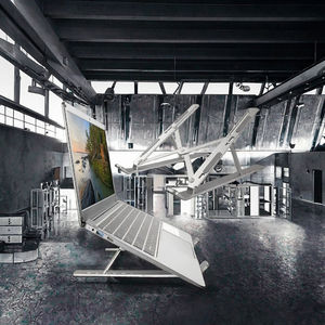 Promotional Metal Portable Adjustable <b>Laptop</b> Stand for MacBook Tablet Foldable Notebook <b>Holder</b> - Product Image 3