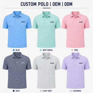 Polo de Golf a Rayas Personalizado Premium para Hombre, Ropa Corporativa de Marca Privada con Tecnología de Absorción de Humedad, OEM - Product Image 2
