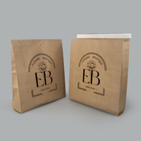 Pochette postale biodégradable écologique enveloppes pour colis d'affranchissement sacs d'expédition de vêtements enveloppe en papier kraft brun avec logo