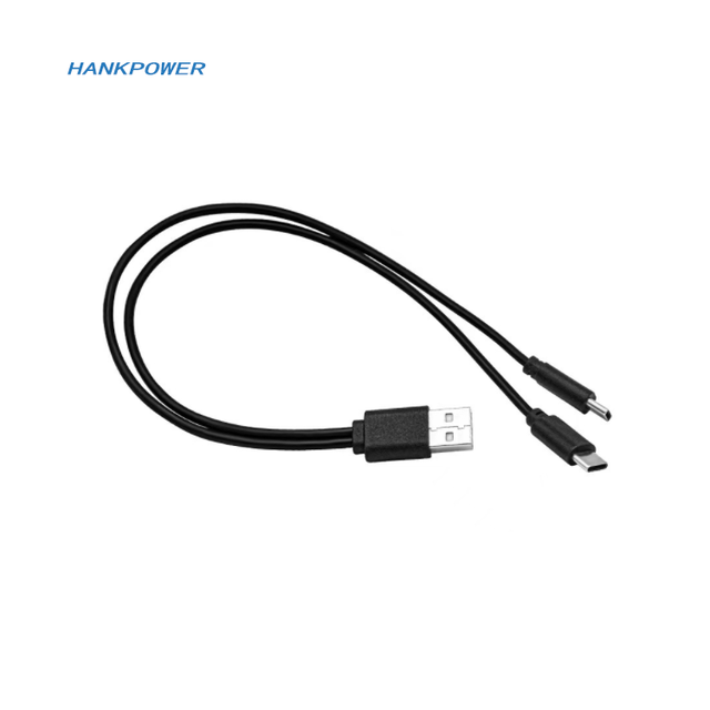 Type C Fast Charging 2 in 1 USB Cable Dual USB C Cable Y Splitter Cable for Home Appliances Mobile Phone