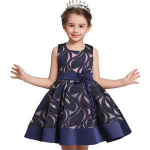 Nuevo Estilo de Vestido para Bebés, Vestido de Fiesta para Niñas con Flores - Product Image 4