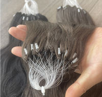 Prix de gros quantité fournisseur russe h6 cheveux double nouvelle plume extensions de cheveux 100 cheveux humains naturels
