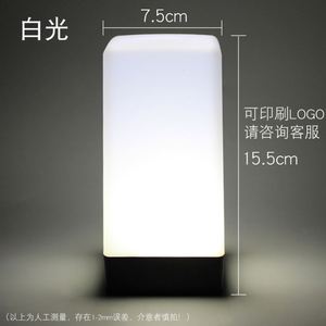 Custom Customizable LOGO square Monochrome or RGB Color <b>Rechargeable</b> <b>Table</b> <b>Lamp</b> Night Light for bar Party Ktv Restaurant Party - Product Image 3
