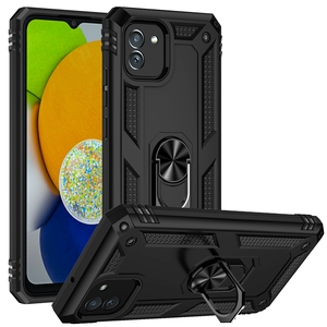 Vente flash pour Samsung Galaxy A03 version 164 mm, <span class=keywords><strong>coque</strong></span> de téléphone en TPU + PC antichoc pour Samsung - Product Image 1