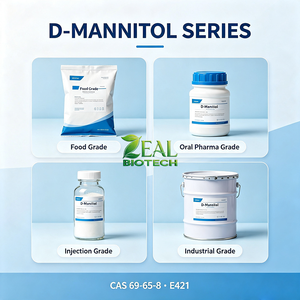 D-Manitol Grado Alimenticio, Grado Farmacéutico, Grado Inyectable, Grado Oral, Edulcorante CAS 69-65-8 E421, Alcohol Saccarídico Bajo en Calorías, No Higroscópico - Product Image 4