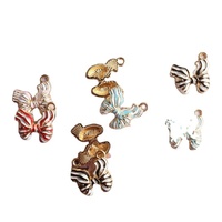 Bowknot émail alliage petit pendentif bricolage boutique bijoux accessoires
