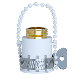 Aluminum Faucet Connector 12-16mm Throat <b>Clamp</b> For Garden Hose Water Oil Pipe Easily Install - Product Image 4