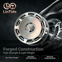 Jantes en alliage forgé Aero Disc argentées brillantes personnalisées 19x8.5J 5x112 ET35mm CB66.6 pour Mercedes Classe C