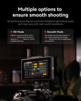 Monitor de Campo Hollyland Pyro 5 con Pantalla Táctil, Transmisor y Receptor de Video Inalámbrico de Doble Banda 2.4G/5G, Compatible con Monitoreo de 4 Vías