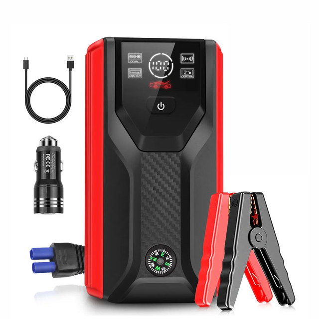 Popular 4 in 1 Functions Portable Car High Power 600A Jump Starter Battery Pack for Motorcycle