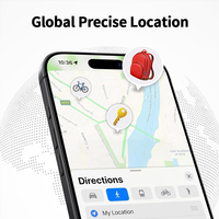 Traceur intelligent Android à double système (Apple Find My et Google Find Hub) avec fonction pop-up automatique, pour la localisation de clés et bagages, sans abonnement mensuel