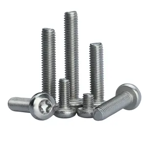 Wholesale Stainless Steel Plum BlossomSlotted Pan Head Screws M2-M10 Stainless Steel Pan Head Plum Blossomslot Machine Screw
