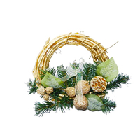 Guirlande de Noël florale suspendue en plastique coloré personnalisable, idéale pour le Nouvel An, la Saint-Valentin et les fêtes – Vente en gros, élégante et décorative