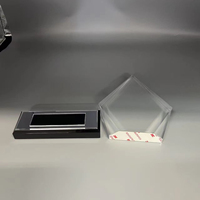 Flamme Forme Trophée Usine En Gros Blanc Prix Acrylique Personnalisé Logo Medallas Deportivas Prix Médaille Chine Médailles Base AM-35