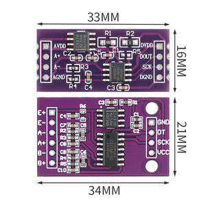 Module ADC de conversion analogique-numérique 24 bits CS1237/1238, puce de référence TL431 intégrée, cellule de charge - Product Image 4