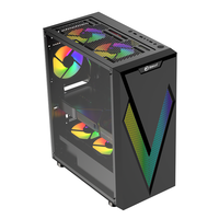 Horizontal Pc Cas Cabinet Pc Meilleure vente Atx Tour Ordinateur Gaming Cas Personnalisé Marque Pc Cas