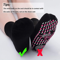 Chaussettes de soins de santé auto-chauffantes d'hiver pour femmes, Sports de Ski auto-chauffantes, Massage pour homme, chaussettes courtes de thérapie magnétique, chaussettes confortables et chaudes