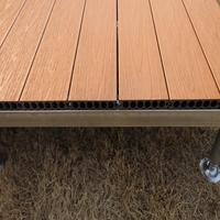 Plataforma Exterior Antideslizante y Resistente a la Intemperie |   Plataforma Resistente para Jardín, Patio, Balcón y Camping