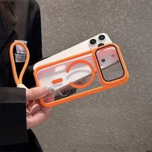 Funda Magnética de TPU de Lujo para iPhone 17 Pro Max/iPhone 17 Air con Cordón y Soporte para Lente, Cristal Magnético de Succión para Comercio Exterior - Product Image 3