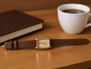 Orologio unisex alla moda con cassa rettangolare in metallo e cinturino in gomma colori misti - Product Image 2