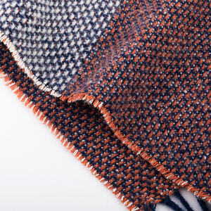 داهاي بطانيات شراشيب منقوشة * * من CrafAI جديدة رمي الصوف Alpaca 325 جم/متر مربع الطراز الكوري الحديث للمنزل رخيص الثمن - Product Image 5