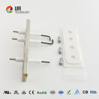 Electrodo de encendido con sensor de llama para caldera de pared de condensación Bosch, piezas de encendedor cerámico para caldera de gas 87186649200