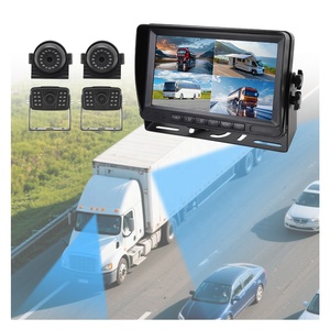 Sistema di Gestione Flotta <span class=keywords><strong>con</strong></span> <span class=keywords><strong>Telecamera</strong></span> a 360° <span class=keywords><strong>per</strong></span> Monitoraggio Camion e Auto, Schermo LCD Android da 7 Pollici, Registratore Video - Product Image 1