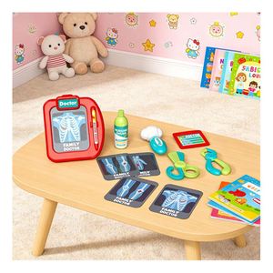 Juego de simulación de doctor, de plástico PVC, herramientas médicas para niños, hospital, clínica dental, juego de roles, juguetes educativos de aprendizaje, imaginación - Product Image 4