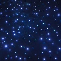 Tapis lumineux à fibres optiques KINZ Soft Dancing avec contrôle audio, moteur lumineux LED RGBW