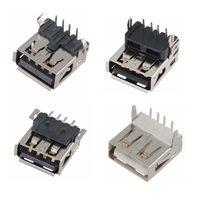 Connecteur Mini USB 2.0 Type AB à 5 Contacts, Horizontal, 90 Degrés, DIP
