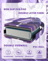 Planche de paddle gonflable OEM SUP 11'*33''*6'' avec design personnalisé pour le surf et les activités aquatiques