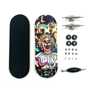 Skateboard ALF Professional Bearing Fingertiple, 5 plis d'érable chinois, 34 mm, portable, <span class=keywords><strong>anime</strong></span>/dessin animé, jouet créatif, cadeau pour enfants - Product Image 3